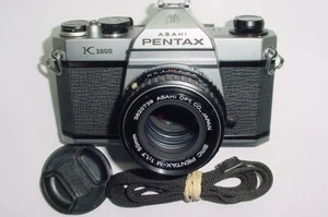 Cámara SLR manual de película Pentax K1000 35 mm + lente Pentax-M 50/1,7 smc - Excelente - Imagen 1 de 6