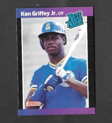 1989 Donruss Baseball #33 ~ KEN GRIFFEY JR. (RC) ~ HOF ~ Seattle Mariners~NR/MT? - Image 1 of 2