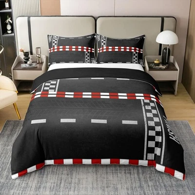 赛车赛道 100% 有机棉被子盖赛车极限运动... — 第 1/4 张图片