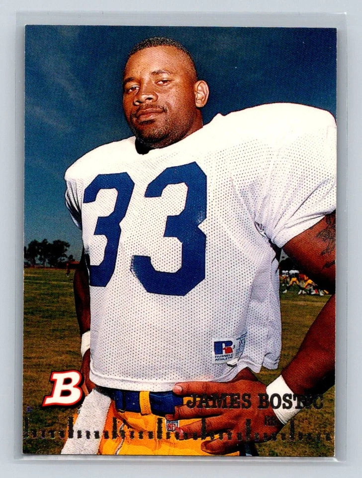 1994 Bowman #315 James Bostic Los Angeles Rams Rookie - Image 1 of 2