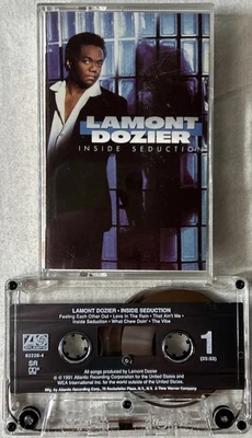Lamont Dozier - Inside Seduction Open Cassette Tape 1991 Atlantic Records Funk - Image 1 of 4