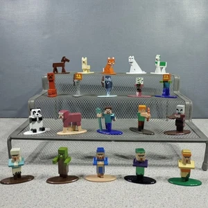 Lote de 20 figuras de metal Minecraft - sin repeticiones - Jada Toys Die Cast 1,5" sueltas - Imagen 1 de 23