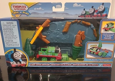 Thomas & Friends Take-N-Play Lake Levee 维修玩具套装野生水上救援 — 第 1/4 张图片