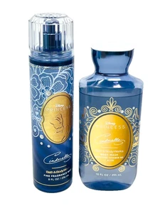 SET REGALO 2p BATH & BODY WORKS DISNEY PRINCESS CENERENTOLA BODY MIST BODY WASH NUOVO - Foto 1 di 1