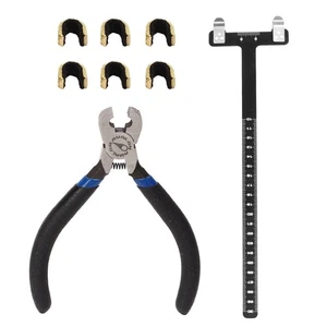 Bow String Nocking Points Pliers Strings Knock Set T Shape Bow Square Ruler NEW - Picture 1 of 12