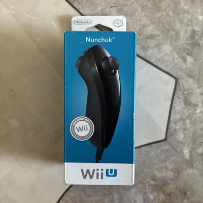 Genuine Nintendo Wii Black Nunchuck Wired Controller - Brand New Sealed - Image 1 of 4