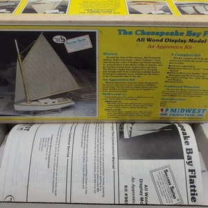 Midwest Products Co Chesaleake Bay Flattie Model Kit #965 Open Box 1:32 Scale - Picture 1 of 16
