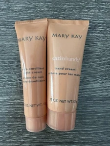 Mary Kay Extra Emollient Night Cream & Satin Hands .42oz Travel Mini Purse Size - Picture 1 of 1