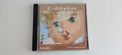 Rare Anti Smoking C-ditabac faits et mefaits du tabac Philips CDI Cd-i  - Image 1 of 3