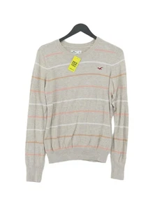 Hollister Women's Jumper S Tan Cotton with Nylon, Viscose Pullover - Picture 1 of 6