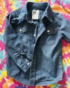 Copper Denim Shirt kids Size 5 - Picture 1 of 3