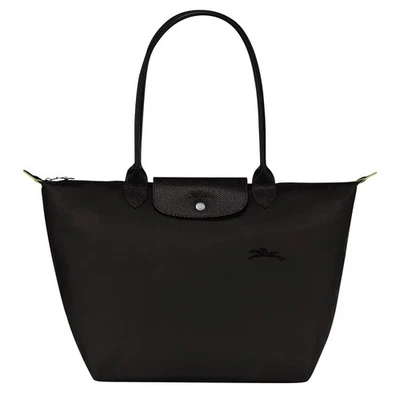 Original New Longchamp Le Pliage Tote Travel Shoulder Bag Handbag Black Large - Image 1 of 4