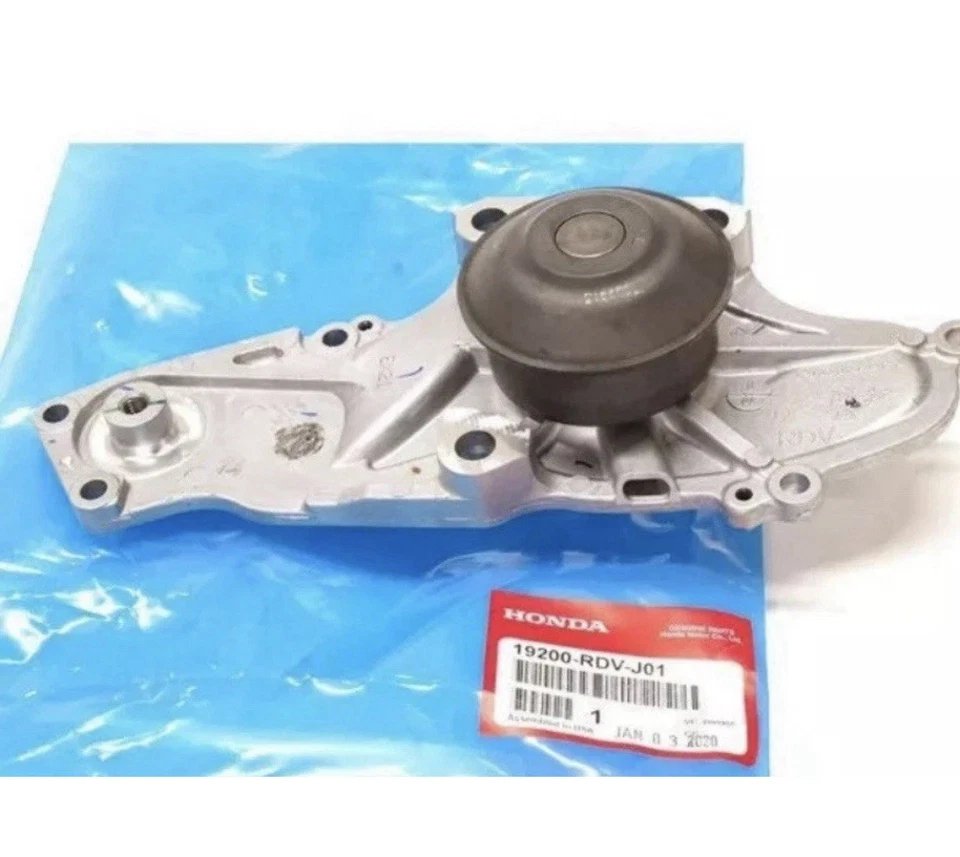 Honda Acura OEM Water Pump V6 19200-RDV-J01 Accord Pilot Odyssey MDX RDX - Image 1 of 3