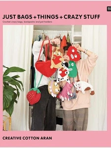 Rico Ricorumi Just Bags + Things + Crazy Stuff Crochet Pattern Book - Picture 1 of 11