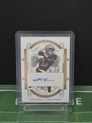 2023 Panini National Treasures - A.T. Perry #101 RPA Gold /35 (RC) - Image 1 of 2
