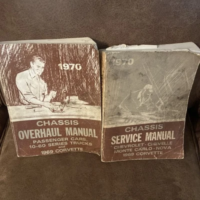 Chevrolet 1970 chasis manual de servicio ~ Chevelle, Monte Carlo, Nova, Corvette Foto 1 de 2