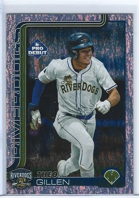 2025 Topps Pro Debut - Theo Gillen #PD-80 Sandglitter Foil 061/175 (RC) - Image 1 of 2