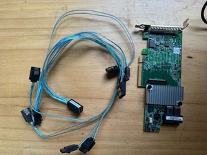 LSI MR SAS 9361-8i SAS MegaRAID 12Gb/s RAID 1GB PCIe-x8 Controller Card - Picture 1 of 6