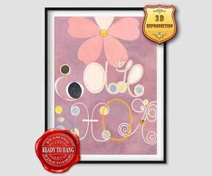 Hilma af KlintThe Ten Largest No 5 3D Effects Texture Gel Handmade Ready to hang - Bild 1 von 17