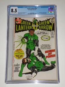 Green Lantern 87 (DC 1971) CGC 8.5 1er John Stewart, 2do Guy Gardiner Aparición - Imagen 1 de 2