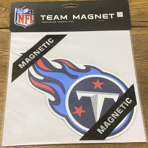 8 Inch NFL Tennessee Titans Auto Magnet Logo Fremont Die Car Truck Team Sport Cover