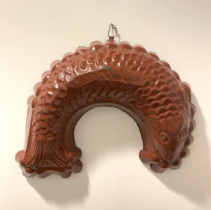 Vintage Graniteware Jello Fish Mold Wall Decoration - Picture 1 of 10