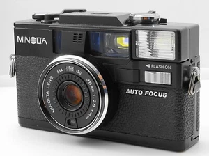 【Near MINT】Minolta Hi-MATIC AF-D Black 35mm Point&Shoot Film Camera JAPAN - Picture 1 of 12