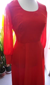 Damen Kleid VERA MONT Paris Maxikleid Abend- Partykleid rot Gr.38/40/42 neu - Bild 1 von 11