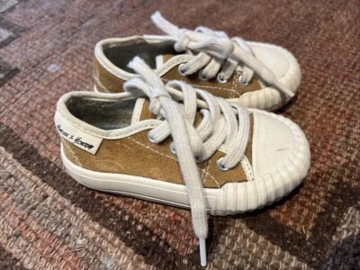 ZARA BABY SUEDE TENNIES TENNIS SHOES SNEAKERS TODDLER GIRL BOY SZ 20 - Image 1 of 4