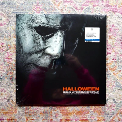 John Carpenter Halloween LP Sacred Bones SBR213 Michael Myers White Blue Red - Image 1 of 4