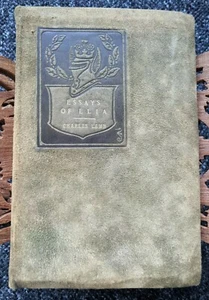 Essays of Elia Charles Lamb - Roycroft Edition signed/number out of 970 Suede - Picture 1 of 9