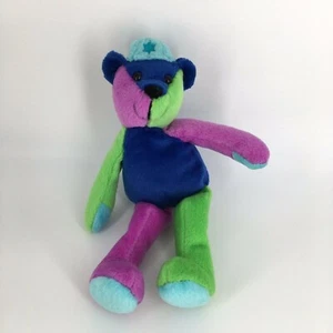 BAR MITZVAH BOY Orso di peluche blu verde, Yarmulke Star David, vintage 1999 - Foto 1 di 4