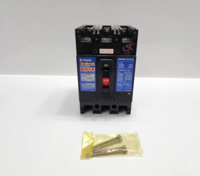 TERASAKI TL-100F TEMBREAK 3-POLE CIRCUIT BREAKER 15A - Image 1 of 4