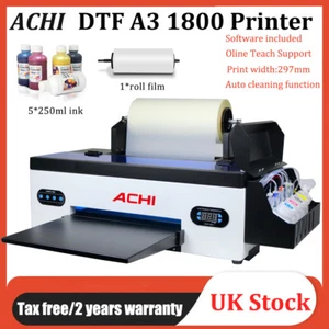 DTF A3 Printer L1800 Printer Direct to Film T-shirt Flatbed Transfer Printer Uk - Picture 1 of 12