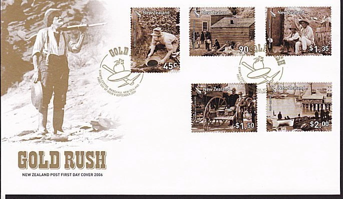 NEW ZEALAND 2006 Gold Rush  FDC.............................................9373 - Image 1 of 1