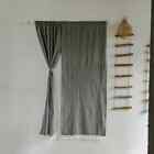 Door Curtain Cotton Linen Jacquard Striped Partition Curtain For Decor Curtain