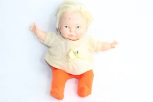 Muñeca Pulgarcita Recién Nacida De Colección Ideal Hong Kong Pantalones Naranja * No Funciona - Imagen 1 de 14