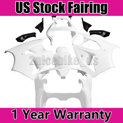 Unpainted Fairing Kit For Kawasaki Ninja ZX6R 2000 2001 2002 / ZZR600 2005-2007 Foto 1 de 4