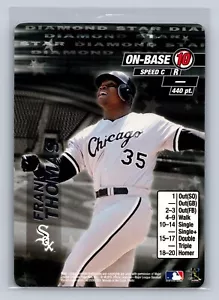 FRANK THOMAS 2001 MLB GIOCO DI CARTE SHOWDOWN PROMO MOLTO RARO CHICAGO WHITE SOX - Foto 1 di 2