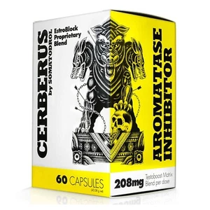 Cerberus 60 Cápsulas Fuerte Potenciador de Testosterona y Bloqueador de Estrógenos, Crecimiento Muscular - Imagen 1 de 1
