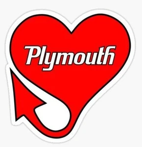 PLYMOUTH HOT ROD RAT FINK MOTORCYCLES TOOLS GUNS STICKER - Picture 1 of 1