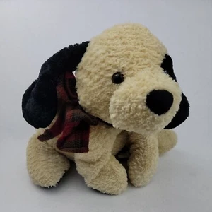 Gund Peanut The Floppy Dog Puppy Beige Black Plush Stuffed Animal 42181 20" - Picture 1 of 11