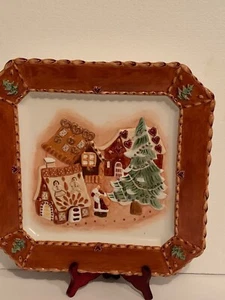 Bandeja rectangular Navidad Villeroy and Boch 1748 12"x 12" - Imagen 1 de 3