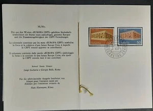 (SWI-235) SUIZA 1969 Tarjeta PTT Suiza 91 Edición Publicidad Set de 2 SG 771-773 - Imagen 1 de 3