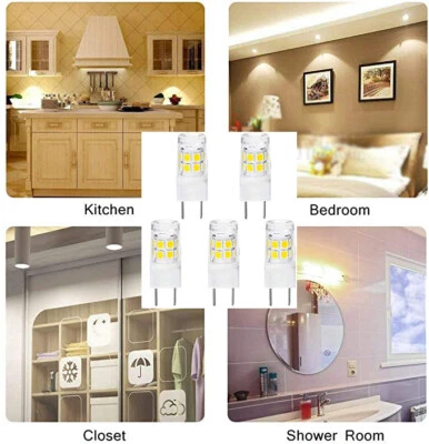 White G8 Bi-Pin Bulb 3W JCD Type For Microwave Under-Counter Lights Puck Lights - Image 1 of 4