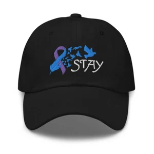 Suicide Awareness Ribbon Hat - Picture 1 of 13