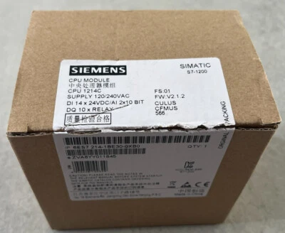 Siemens 6ES7214-1BE30-0XB0 / Firmware 2.2 / Absulut Neuwertig - Bild 1 von 2