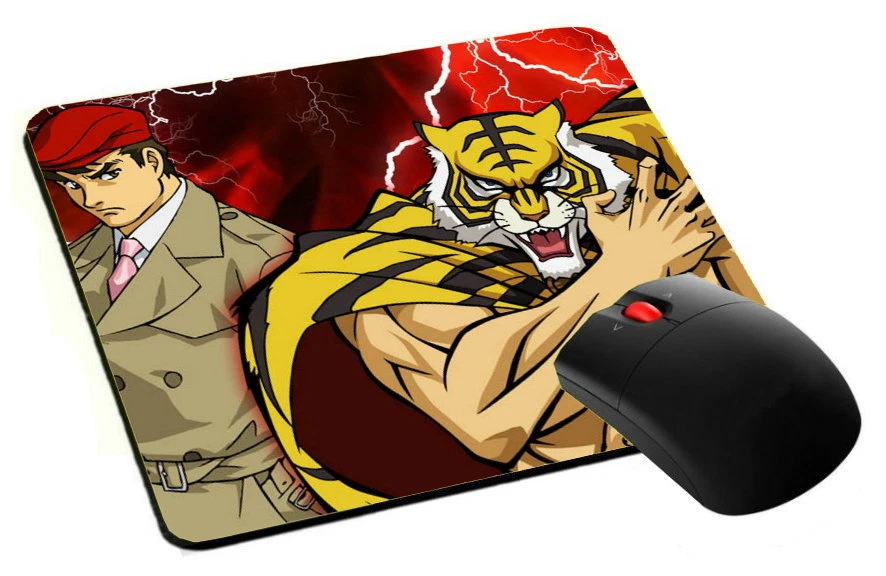 mouse pad, tappetino mouse TIGERMAN uomo tigre manga cartoon pc computer desktop - Immagine 1 di 1