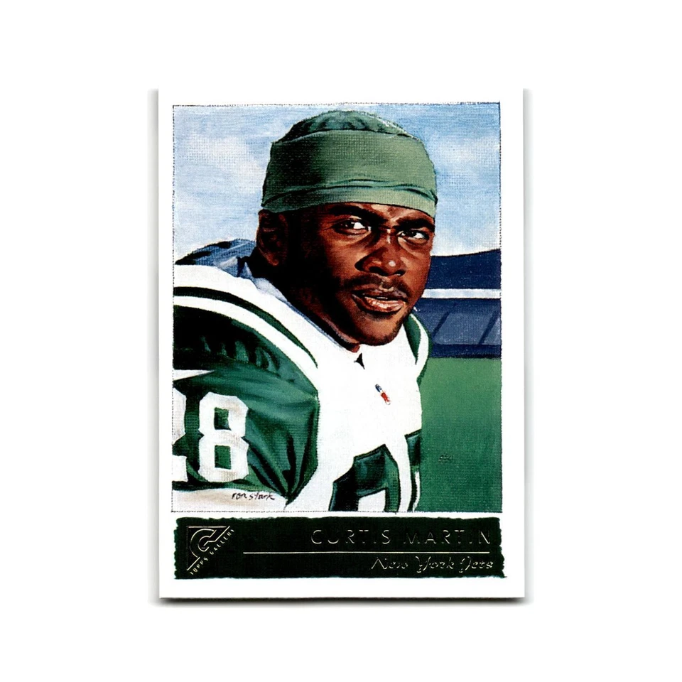 Curtis Martin 2001 Topps Gallery #5 New York Jets Football Card NM - Image 1 of 3