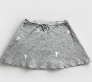 Free Assembly Girls Sweater Knit Flare Skirt Size L (10-12) Gray Soft A Line - Picture 1 of 9